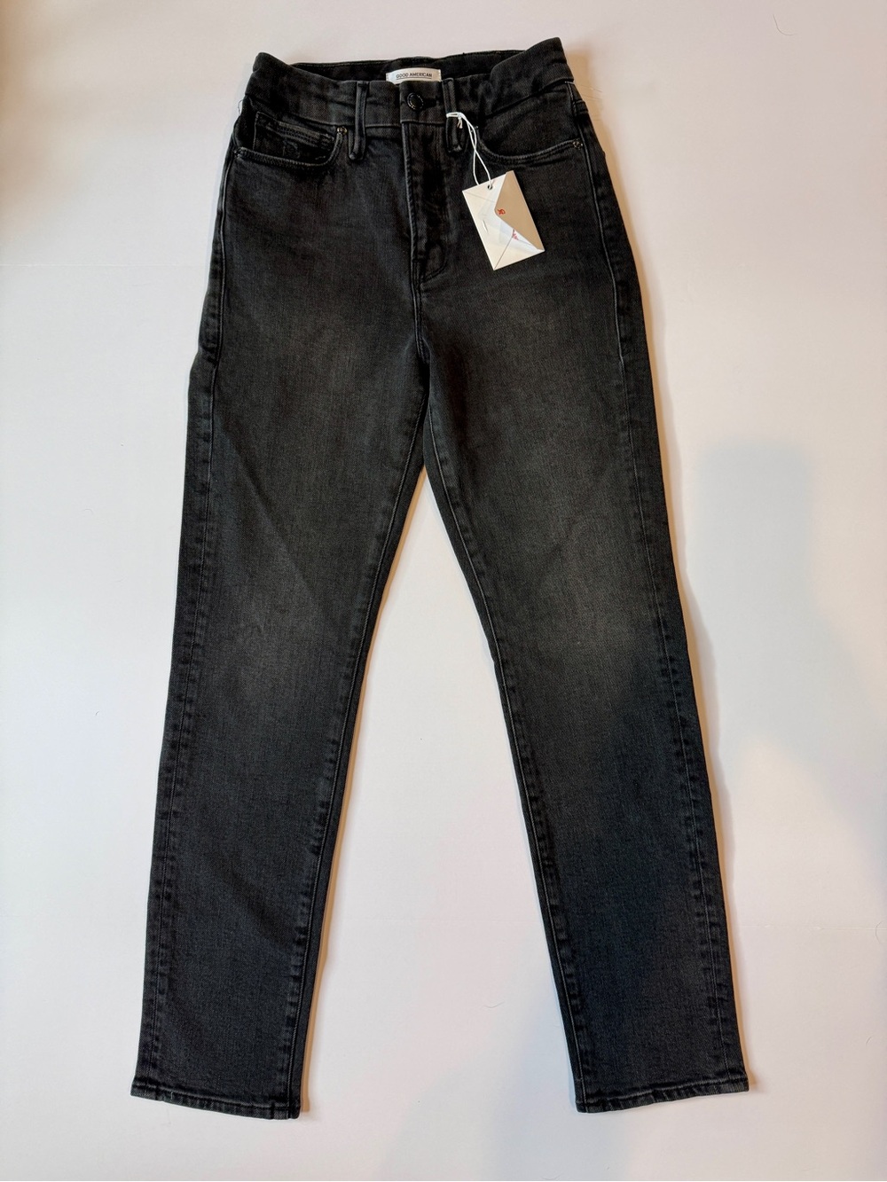 Good American Black Boot Cut Jeans